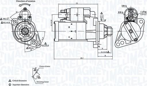 Magneti Marelli 063725818010 - Käynnistinmoottori inparts.fi