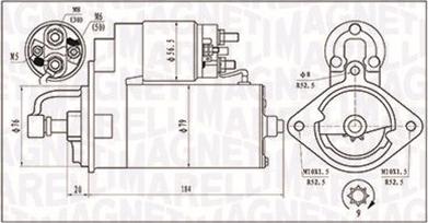 Magneti Marelli 063720984010 - Käynnistinmoottori inparts.fi