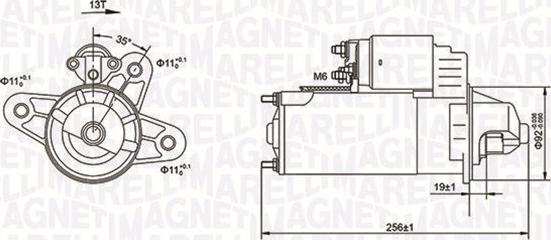 Magneti Marelli 063720977010 - Käynnistinmoottori inparts.fi