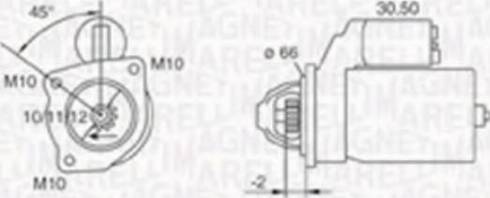 Magneti Marelli 063720007010 - Käynnistinmoottori inparts.fi