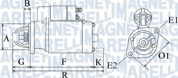 Magneti Marelli 063720349010 - Käynnistinmoottori inparts.fi