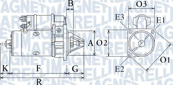 Magneti Marelli 063720325010 - Käynnistinmoottori inparts.fi