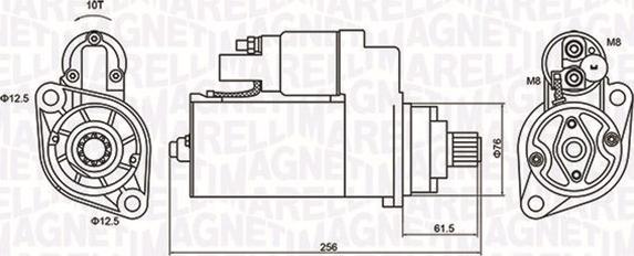 Magneti Marelli 063721405010 - Käynnistinmoottori inparts.fi