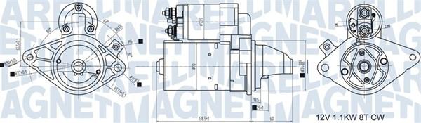 Magneti Marelli 063721407010 - Käynnistinmoottori inparts.fi