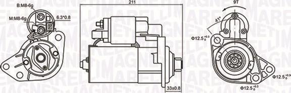 Magneti Marelli 063721062010 - Käynnistinmoottori inparts.fi