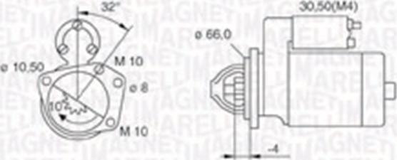 Magneti Marelli 063721207010 - Käynnistinmoottori inparts.fi