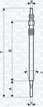 Magneti Marelli 062900081304 - Hehkutulppa inparts.fi