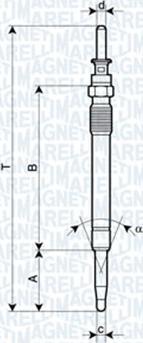 Magneti Marelli 062900078304 - Hehkutulppa inparts.fi