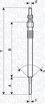 Magneti Marelli 062900141304 - Hehkutulppa inparts.fi