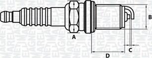 Magneti Marelli 062000780304 - Sytytystulppa inparts.fi