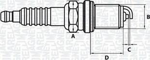 Magneti Marelli 062000781304 - Sytytystulppa inparts.fi