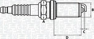 Magneti Marelli 062000778304 - Sytytystulppa inparts.fi