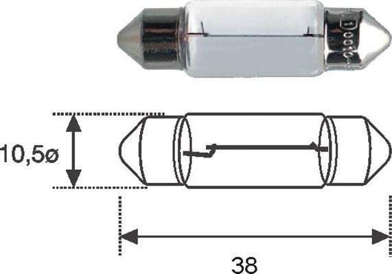 Magneti Marelli 009418100000 - Polttimo, rekisterikilvenvalo inparts.fi