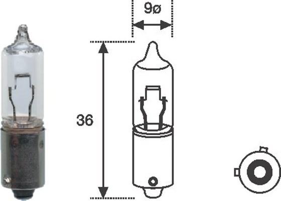 Magneti Marelli 009600670000 - Polttimo, vilkkuvalo inparts.fi