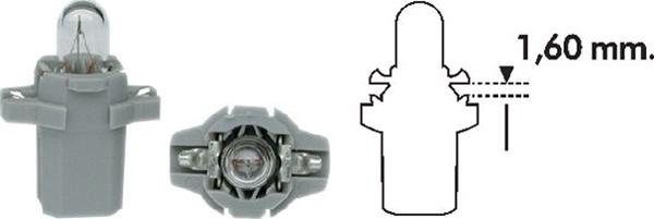 Magneti Marelli 003734100000 - Polttimo, mittariston valo inparts.fi