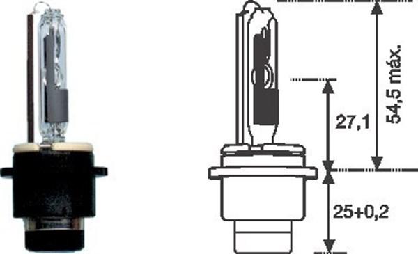 Magneti Marelli 002542100000 - Polttimo, kaukovalo inparts.fi