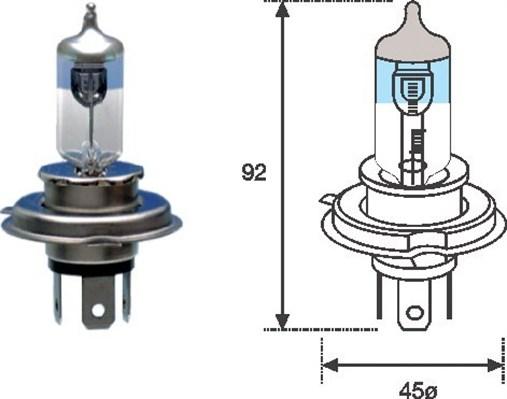 Magneti Marelli 002585100000 - Polttimo, kaukovalo inparts.fi