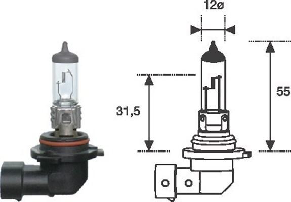 Magneti Marelli 002577300000 - Polttimo, kaukovalo inparts.fi