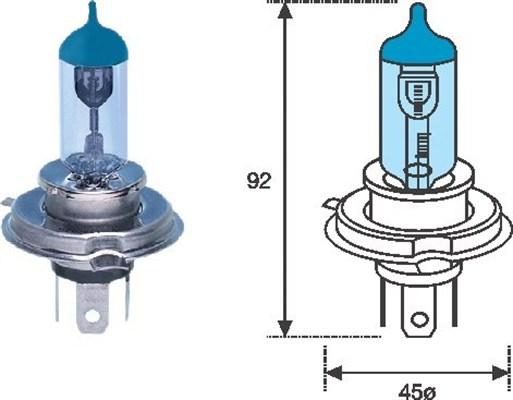 Magneti Marelli 002602100000 - Polttimo, kaukovalo inparts.fi