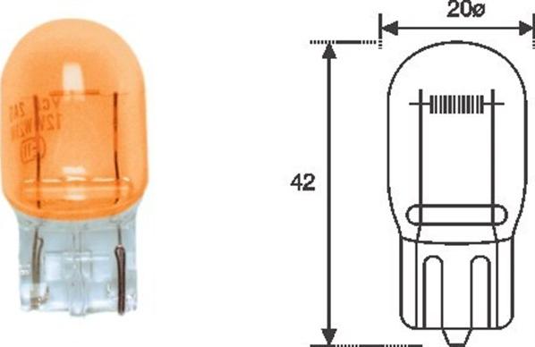 Magneti Marelli 002052300000 - Polttimo, vilkkuvalo inparts.fi