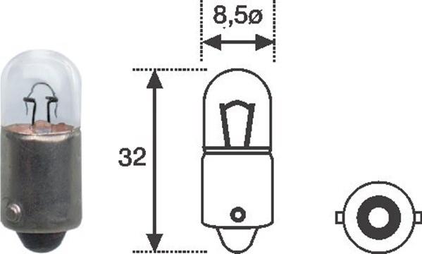 Magneti Marelli 002893200000 - Polttimo, takavalo inparts.fi