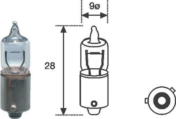 Magneti Marelli 002701100000 - Polttimo, takavalo inparts.fi