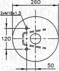 Magneti Marelli 030607020118 - Metallipalje, ilmajousitus inparts.fi