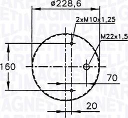 Magneti Marelli 030607020118 - Metallipalje, ilmajousitus inparts.fi