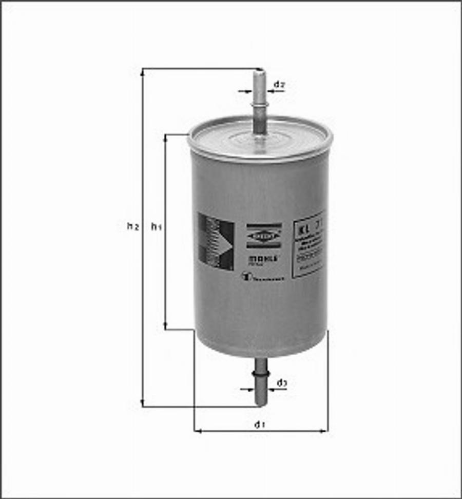 Magneti Marelli 154098616910 - Polttoainesuodatin inparts.fi