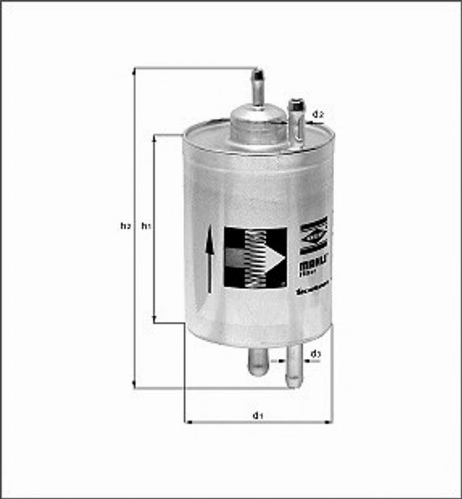 Magneti Marelli 154065929920 - Polttoainesuodatin inparts.fi