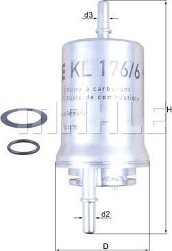 Magneti Marelli 154065361550 - Polttoainesuodatin inparts.fi