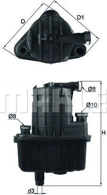 Magneti Marelli 154068328690 - Polttoainesuodatin inparts.fi