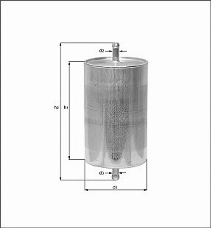 Magneti Marelli 154087282630 - Polttoainesuodatin inparts.fi