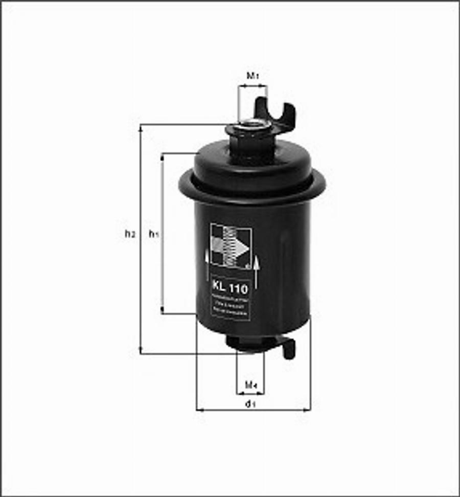 Magneti Marelli 154703533050 - Polttoainesuodatin inparts.fi