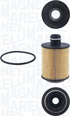 Magneti Marelli 154703873580 - Öljynsuodatin inparts.fi