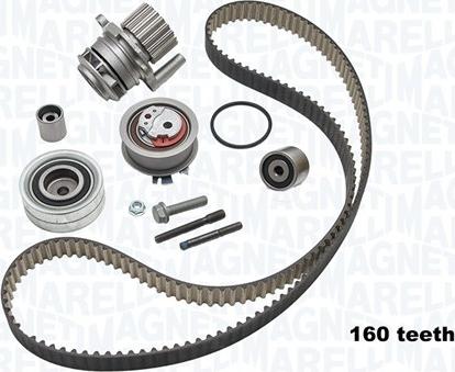 Magneti Marelli 341404080001 - Vesipumppu + jakohihnasarja inparts.fi