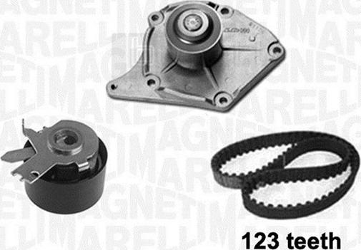 Magneti Marelli 341404170001 - Vesipumppu + jakohihnasarja inparts.fi