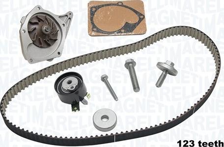 Magneti Marelli 341404170002 - Vesipumppu + jakohihnasarja inparts.fi