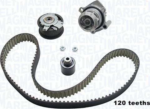 Magneti Marelli 341404790003 - Vesipumppu + jakohihnasarja inparts.fi