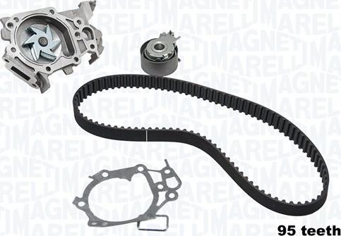 Magneti Marelli 341404700001 - Vesipumppu + jakohihnasarja inparts.fi