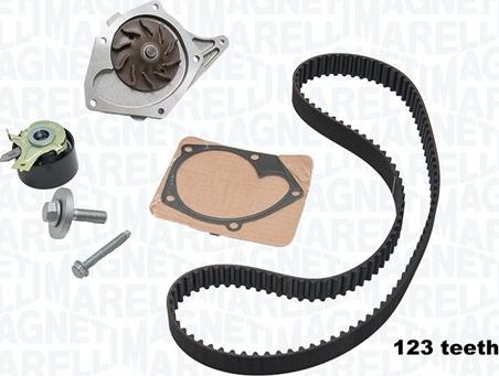 Magneti Marelli 341404730002 - Vesipumppu + jakohihnasarja inparts.fi