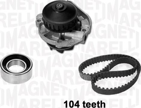 Magneti Marelli 341401580001 - Vesipumppu + jakohihnasarja inparts.fi