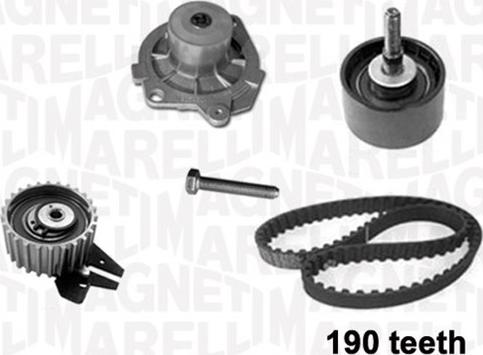 Magneti Marelli 341401050001 - Vesipumppu + jakohihnasarja inparts.fi