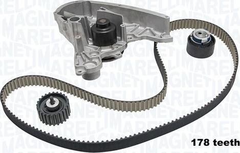 Magneti Marelli 341401130001 - Vesipumppu + jakohihnasarja inparts.fi