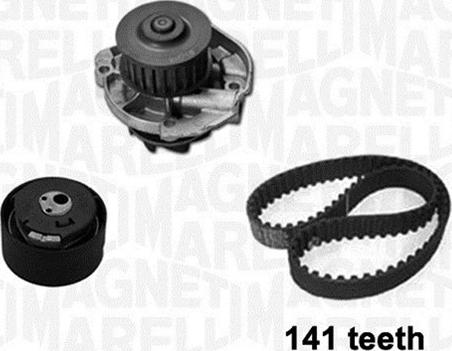 Magneti Marelli 341401860001 - Vesipumppu + jakohihnasarja inparts.fi