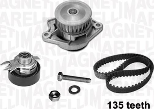 Magneti Marelli 341401370002 - Vesipumppu + jakohihnasarja inparts.fi