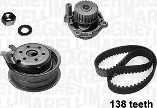 Magneti Marelli 341403640001 - Vesipumppu + jakohihnasarja inparts.fi