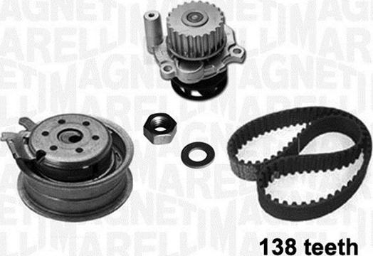 Magneti Marelli 341403640002 - Vesipumppu + jakohihnasarja inparts.fi