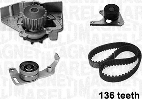 Magneti Marelli 341402080001 - Vesipumppu + jakohihnasarja inparts.fi