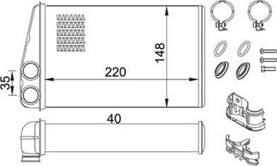 Magneti Marelli 359000391970 - Lämmityslaitteen kenno inparts.fi